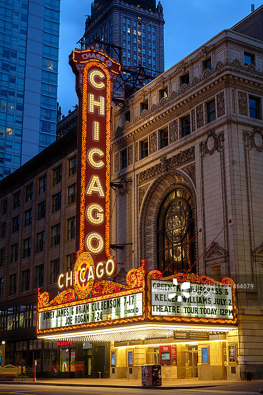 芝加哥蓝小时图片素材