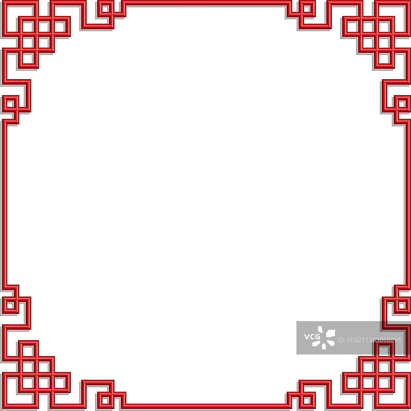 3d中国图案边框艺术中国风格图片素材