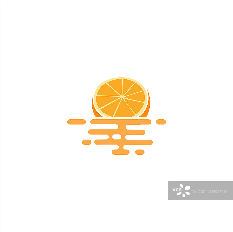 浮动橙色水果标志图标设计斯托克图片素材