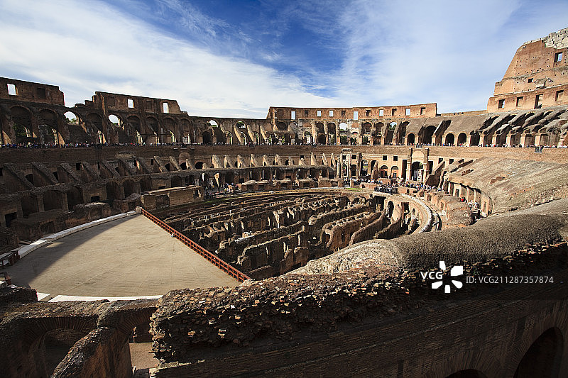 意大利古罗马竞技场内部图片素材