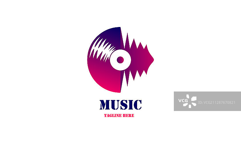 音乐产业标志设计图片素材