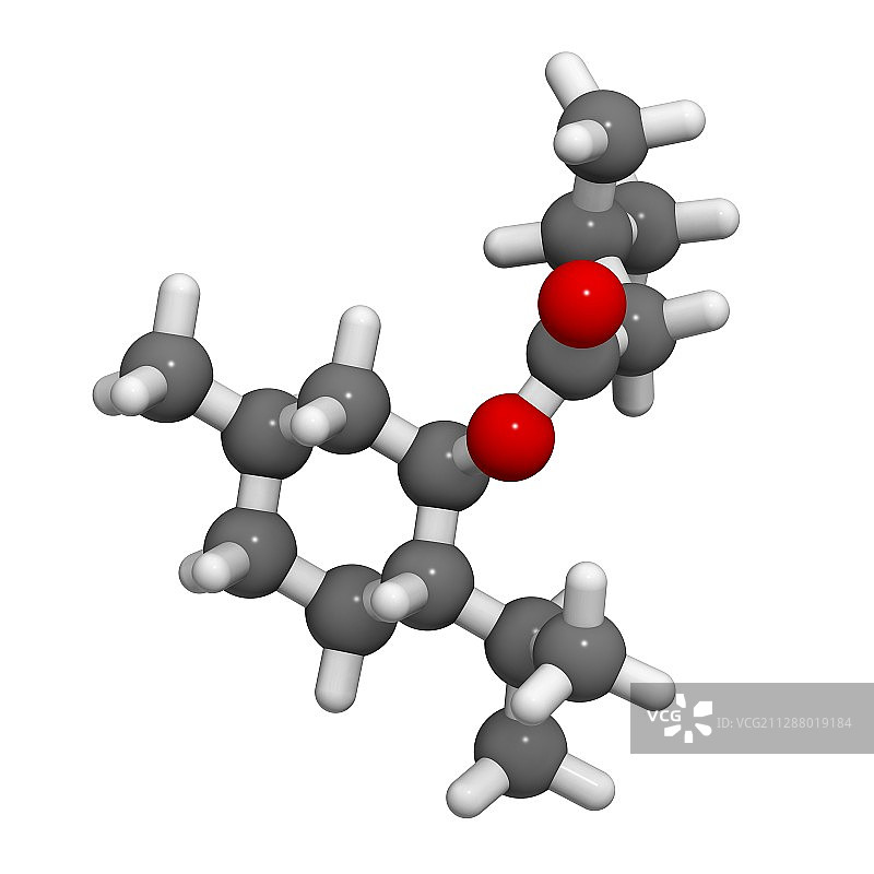 异戊酸薄荷酯药物分子图片素材
