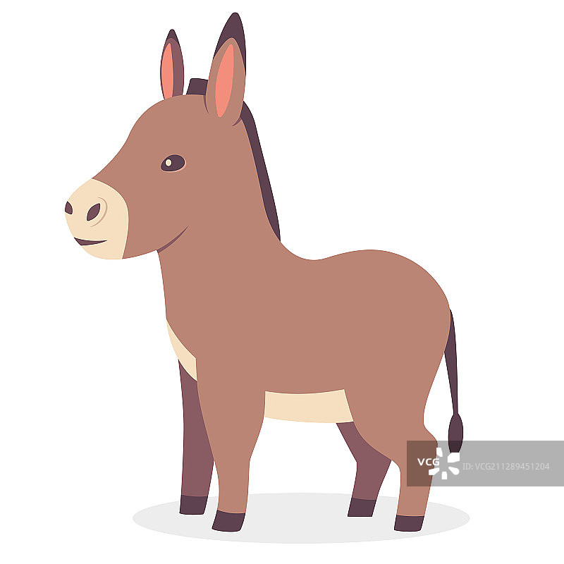 驴骡子卡通动物人物图片素材