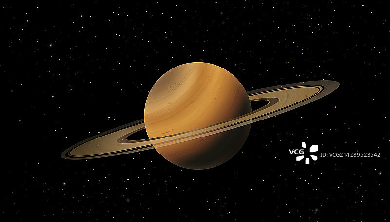 宇宙太阳系行星插画图片素材