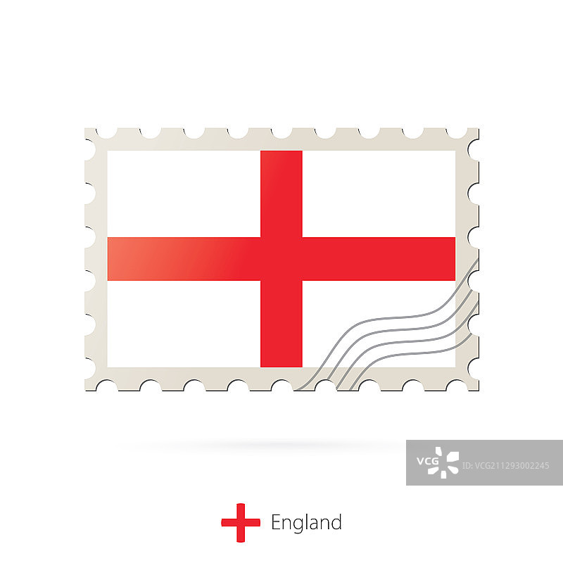邮票与形象的英国国旗图片素材