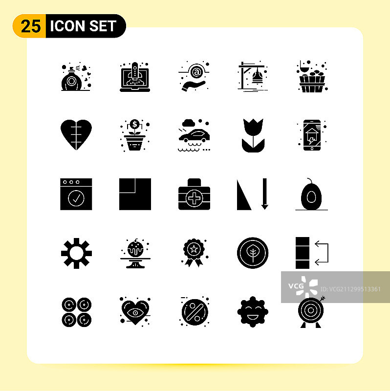 25个通用立体象形符号符号桑拿图片素材
