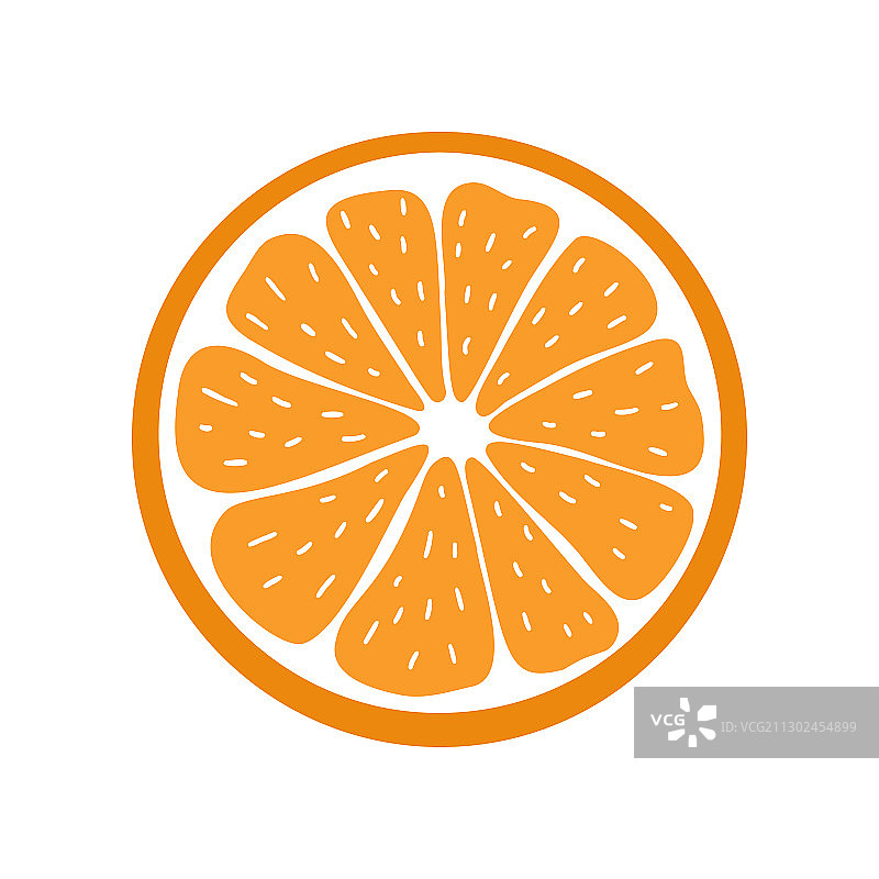橘汁图标股票图片素材