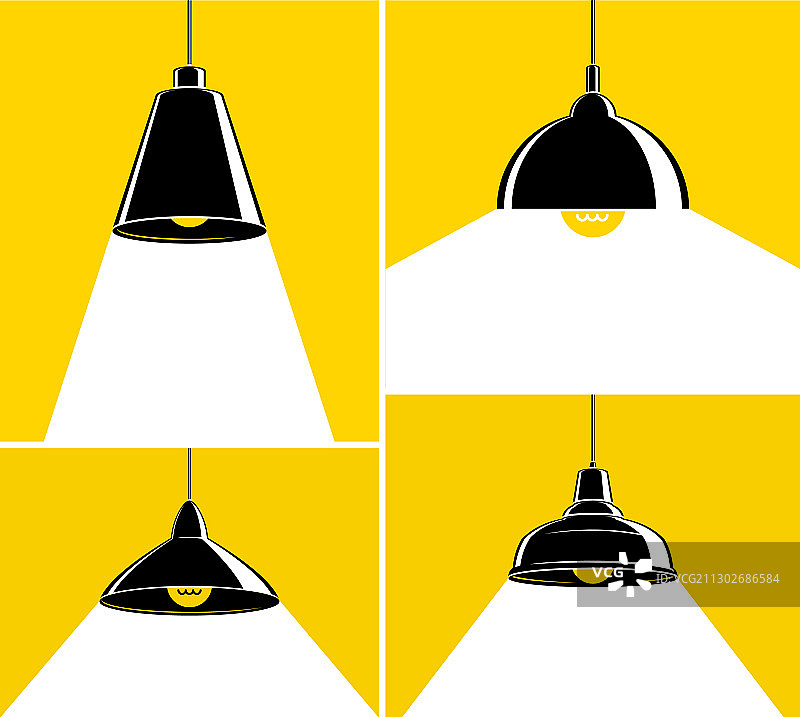 灯具照明广告海报设置平图片素材