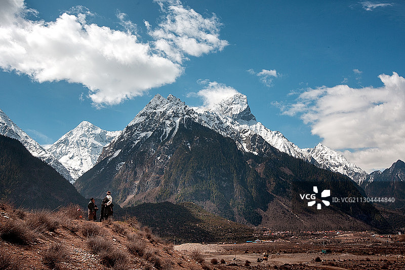 西藏波密美景图片素材