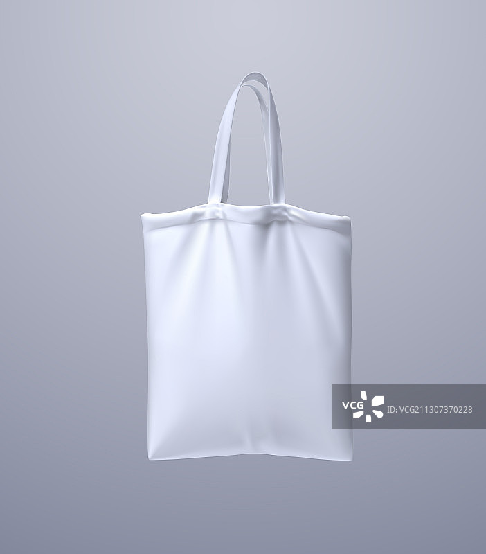 白色手提袋模型3d图片素材