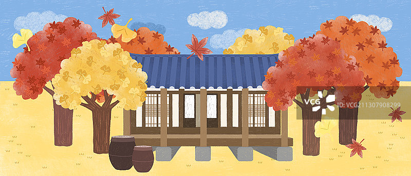 韩国特殊的日子和节日在10月概念插图005图片素材