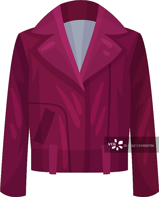 女式长袖和长领夹克或运动夹克图片素材