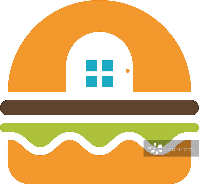 House汉堡标志设计模板汉堡面包店图片素材