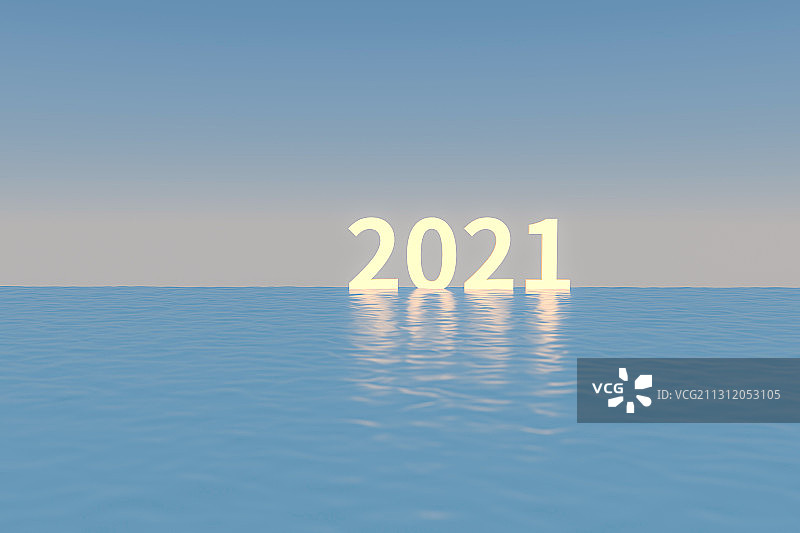 3D概念2021年图片素材