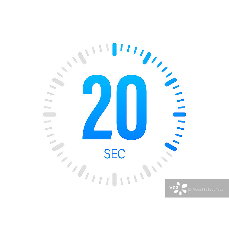 20秒计时器秒表图标图片素材