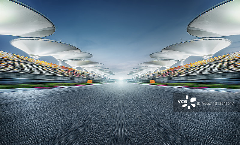 上海F1赛车场赛道图片素材