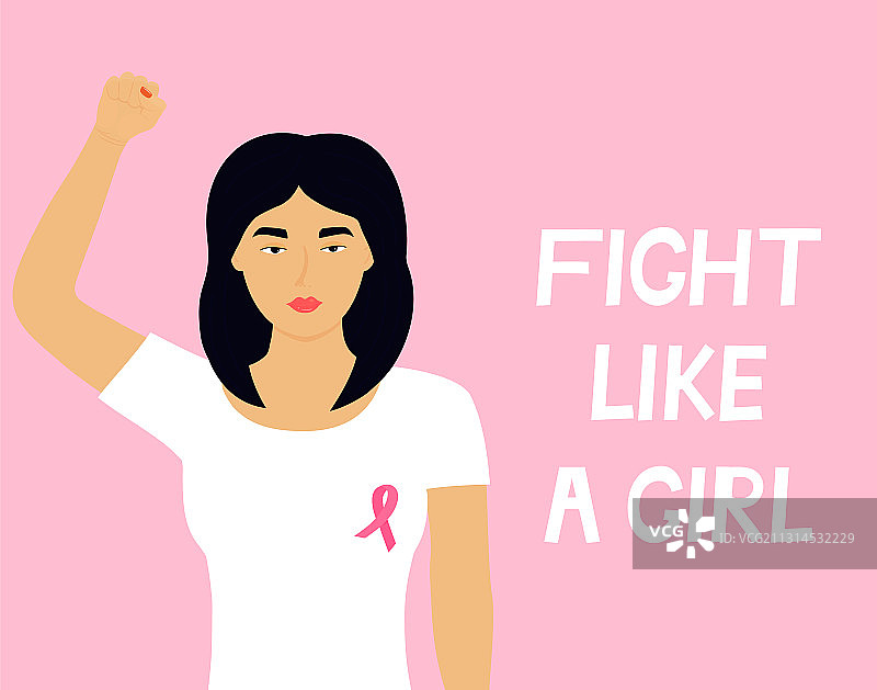亚洲国家乳腺癌宣传月图片素材