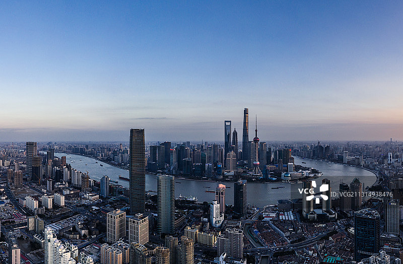 上海城市航拍风光图片素材