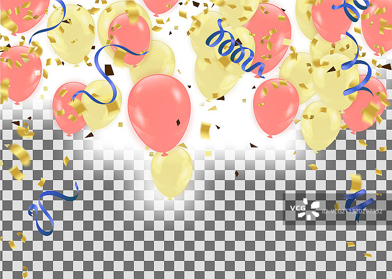气球彩色抽象背景图片素材