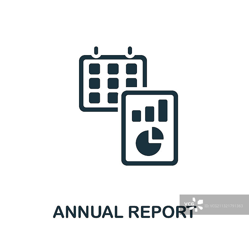 年度报告图标简单元素来自企业图片素材