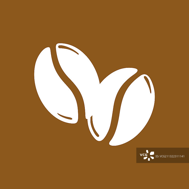 烘焙咖啡豆的咖啡因象征图片素材