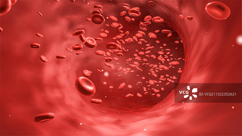 三维制图血管红细胞血小板图片素材