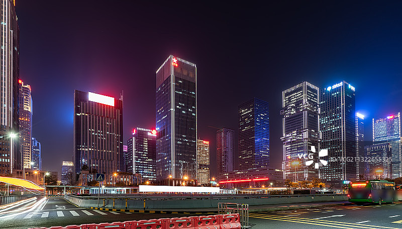深圳城市夜景图片素材