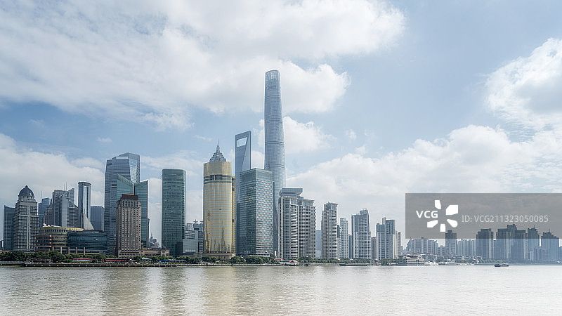 上海金融中心全景大画幅图片素材