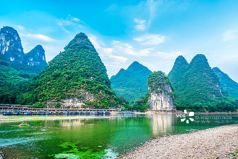 广西桂林山水画图片素材