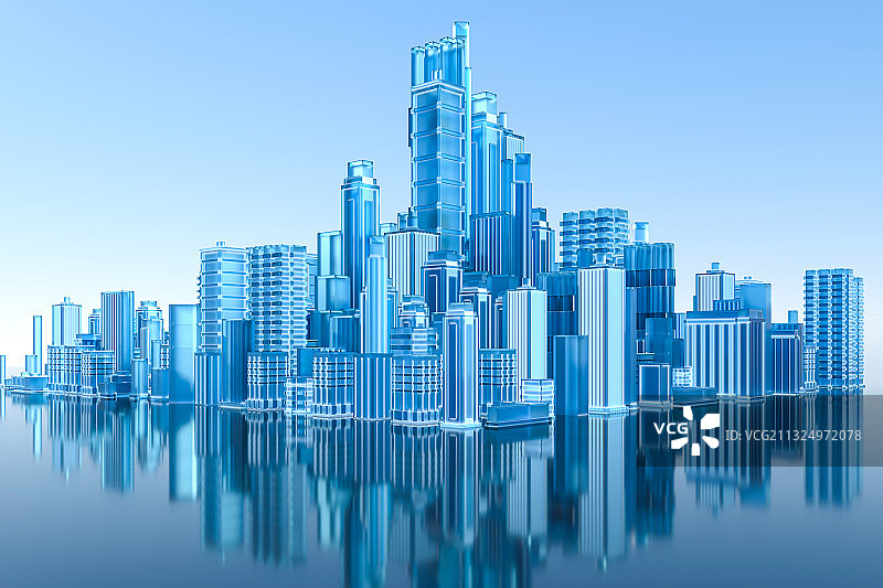 3D现代城市建筑图片素材