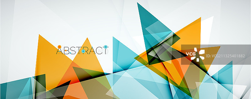 几何抽象背景颜色三角形图片素材