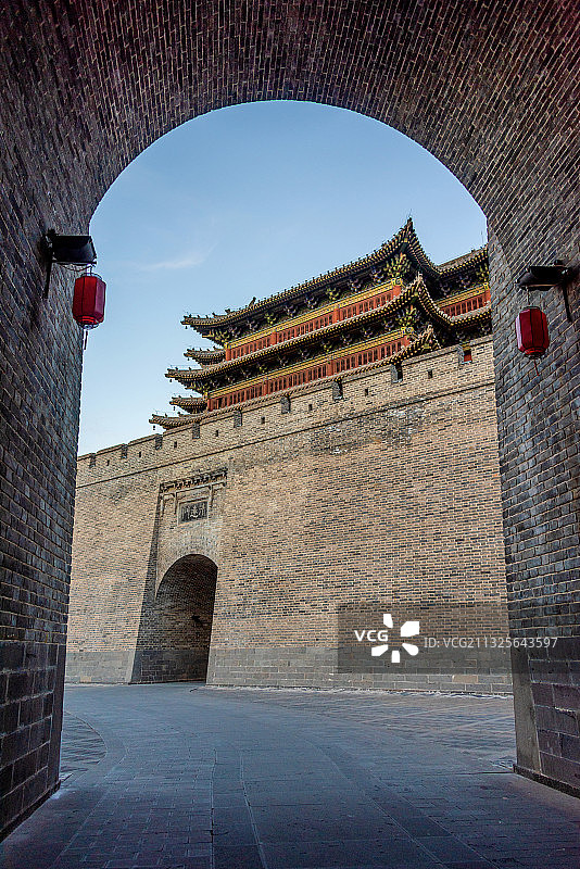 中国山西大同古城清远门图片素材