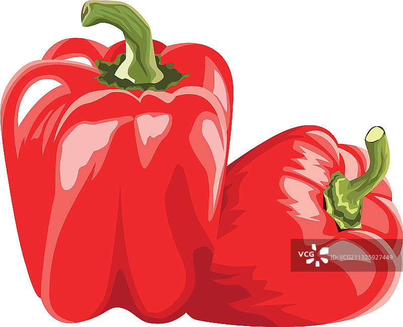 新鲜的辣椒蔬菜健康的图标图片素材