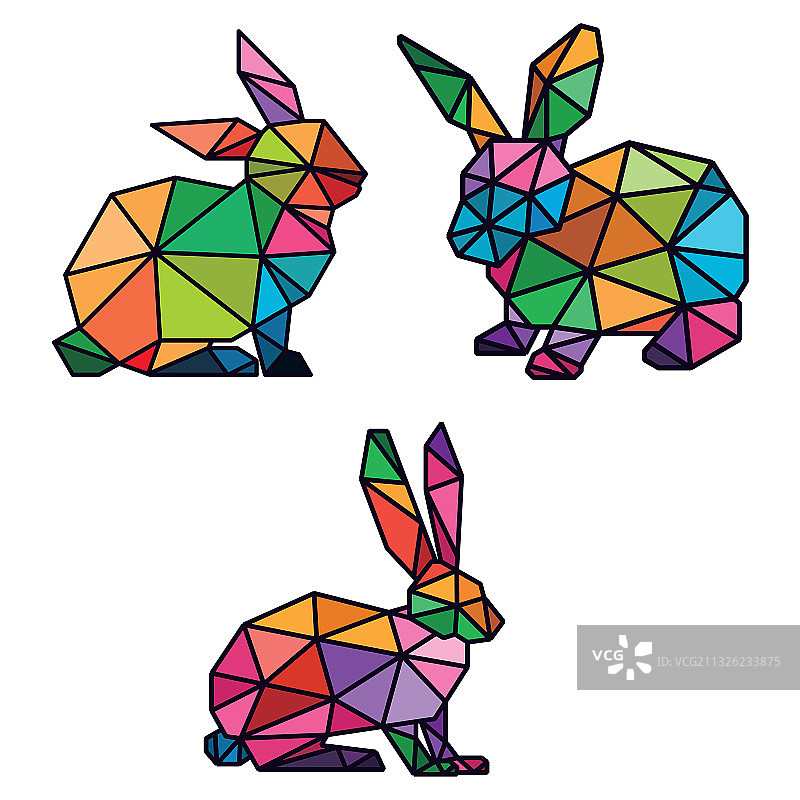 Rabbit低聚设计图片素材