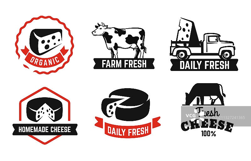 黑色的奶酪标志为农产品图片素材