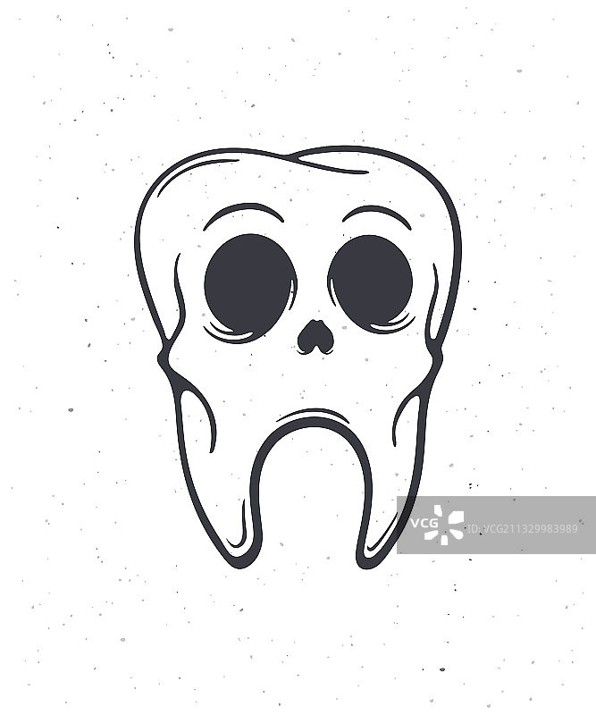 老病人类头骨牙齿和眼睛图片素材