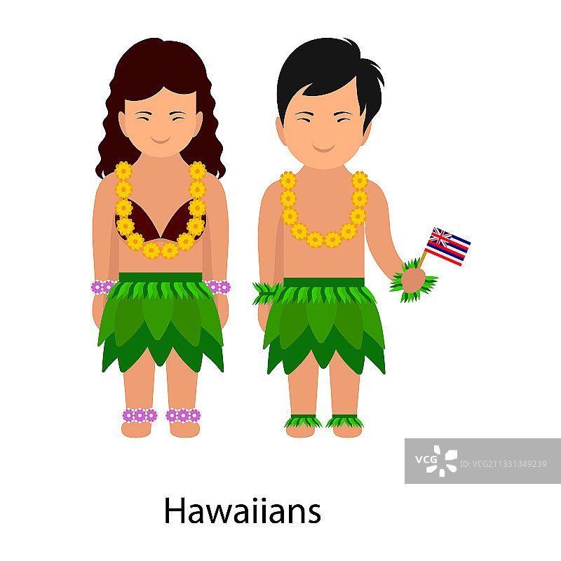 hawaiins夫妇图片素材