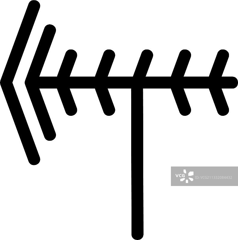 天线图标或标志孤立标志符号图片素材