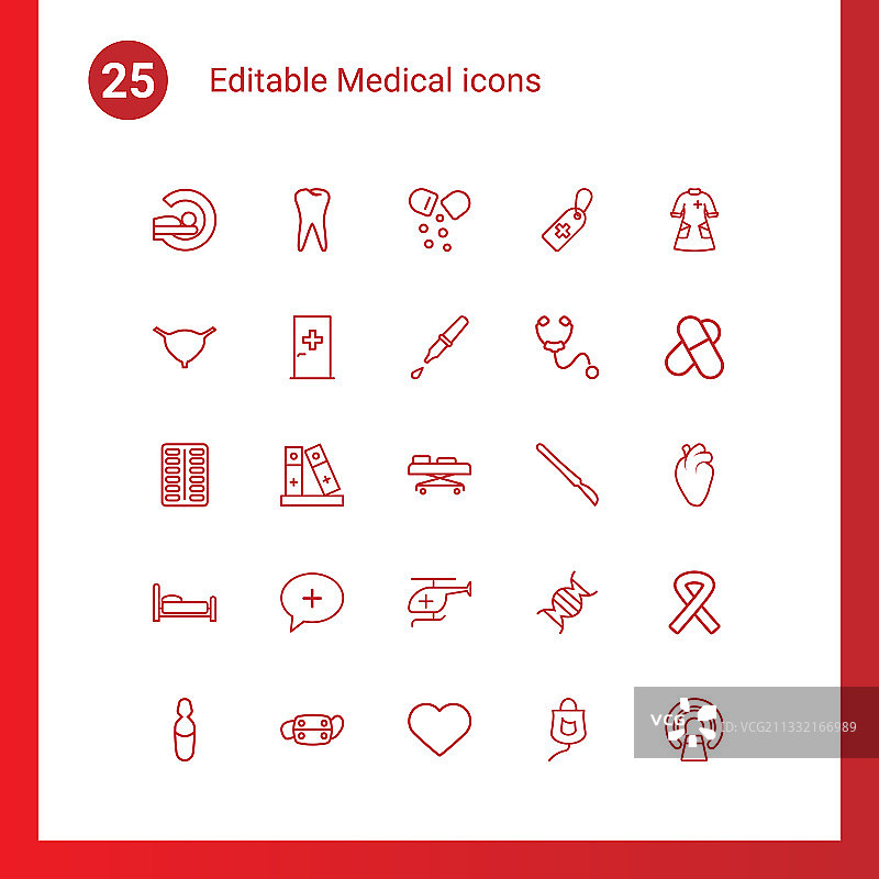 25医疗图标图片素材