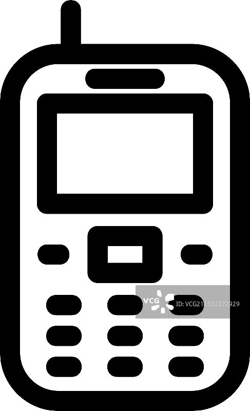 手机图标或标志孤立标志符号图片素材