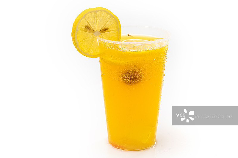 背景分离橙汁冷饮图片素材