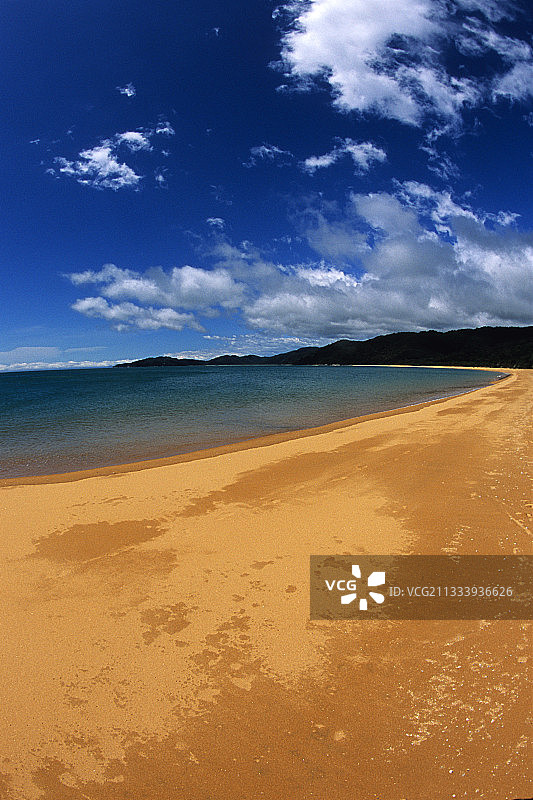 南岛亚伯塔斯曼国家公园的沙滩图片素材