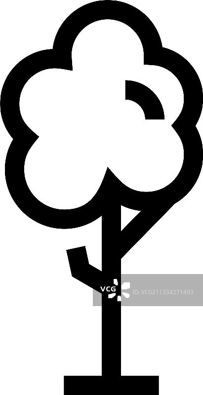 树图标或标志孤立标志符号图片素材