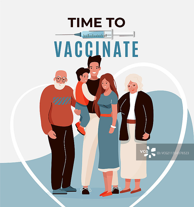 家庭疫苗安全概念海报图片素材