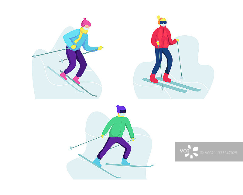滑雪者图片素材