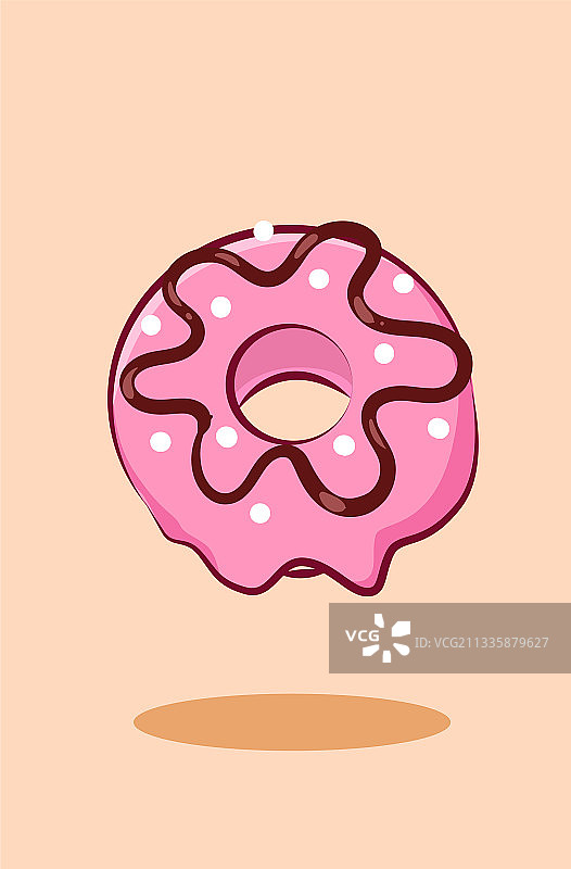 甜甜圈图标卡通图片素材