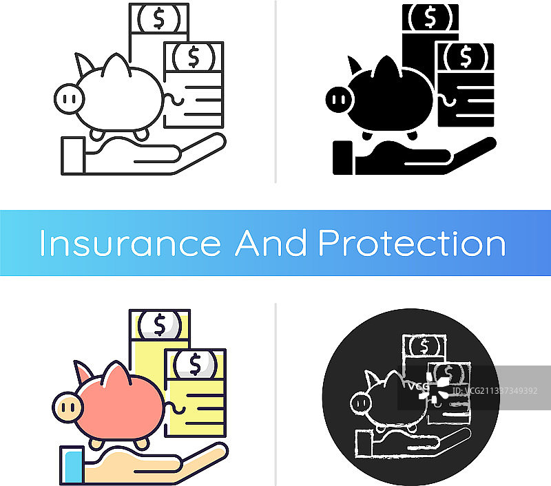 支付保障保险图标图片素材