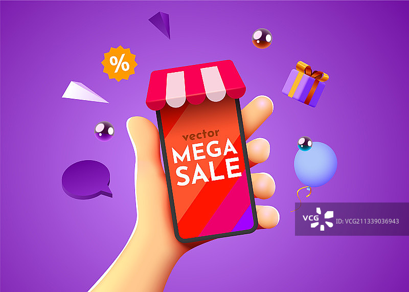 Mega sale实物模型手持手机智能手机图片素材