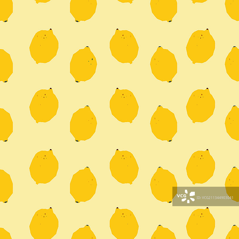 夏季柑橘与黄色柠檬无缝的图案图片素材