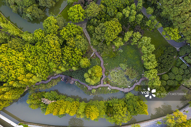 上海康健园湿地图片素材